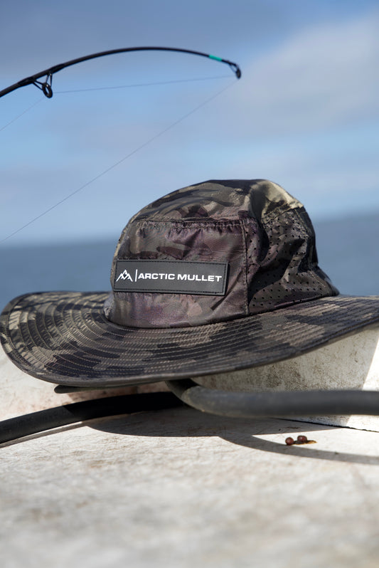 Arctic Mullet Bucket Hat with Cooling Technology