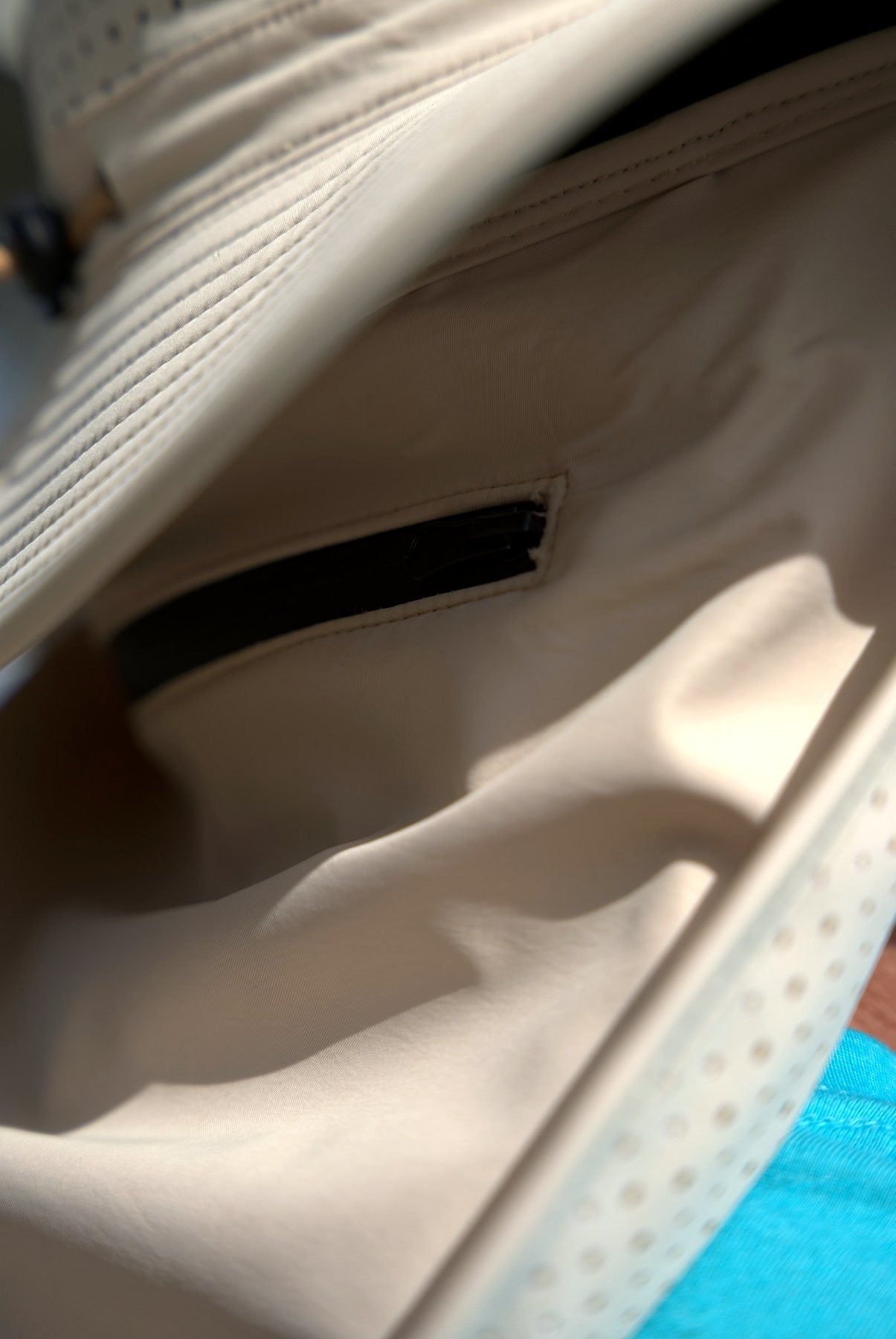 Open the pocket
